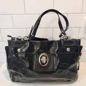 Coach Bag: Patent Leather Black AUTHENTIC